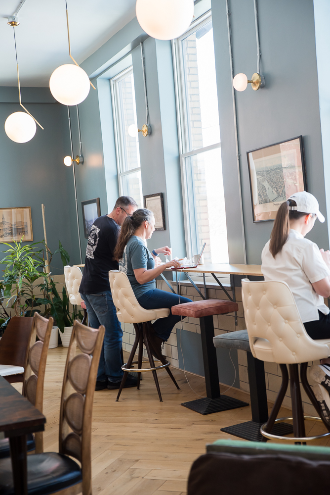 Members working individually and together at Fulton Commons Pittsburgh